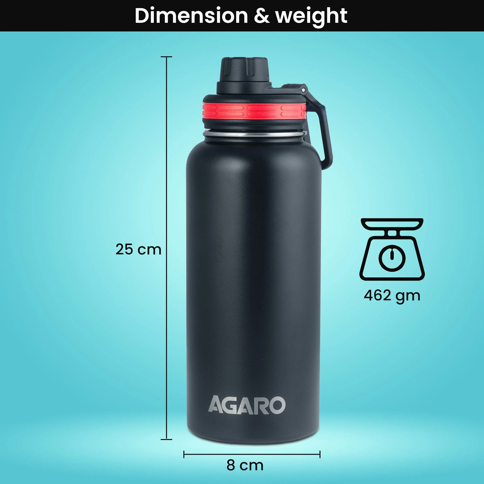Imperial Vacuum Flask 1L, Steel Infusion - Image 6