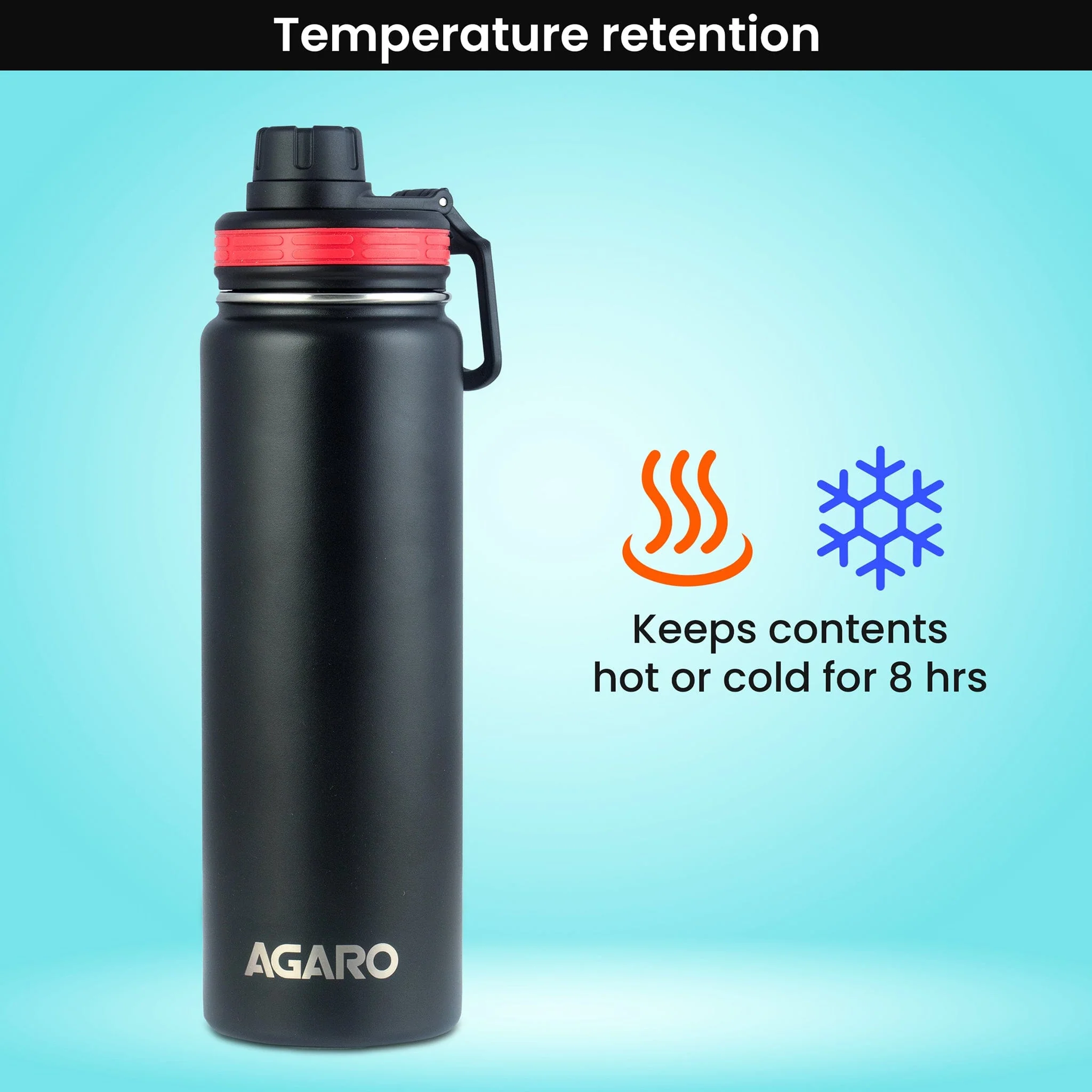 Imperial Vacuum Flask 720ml Black - Image 3