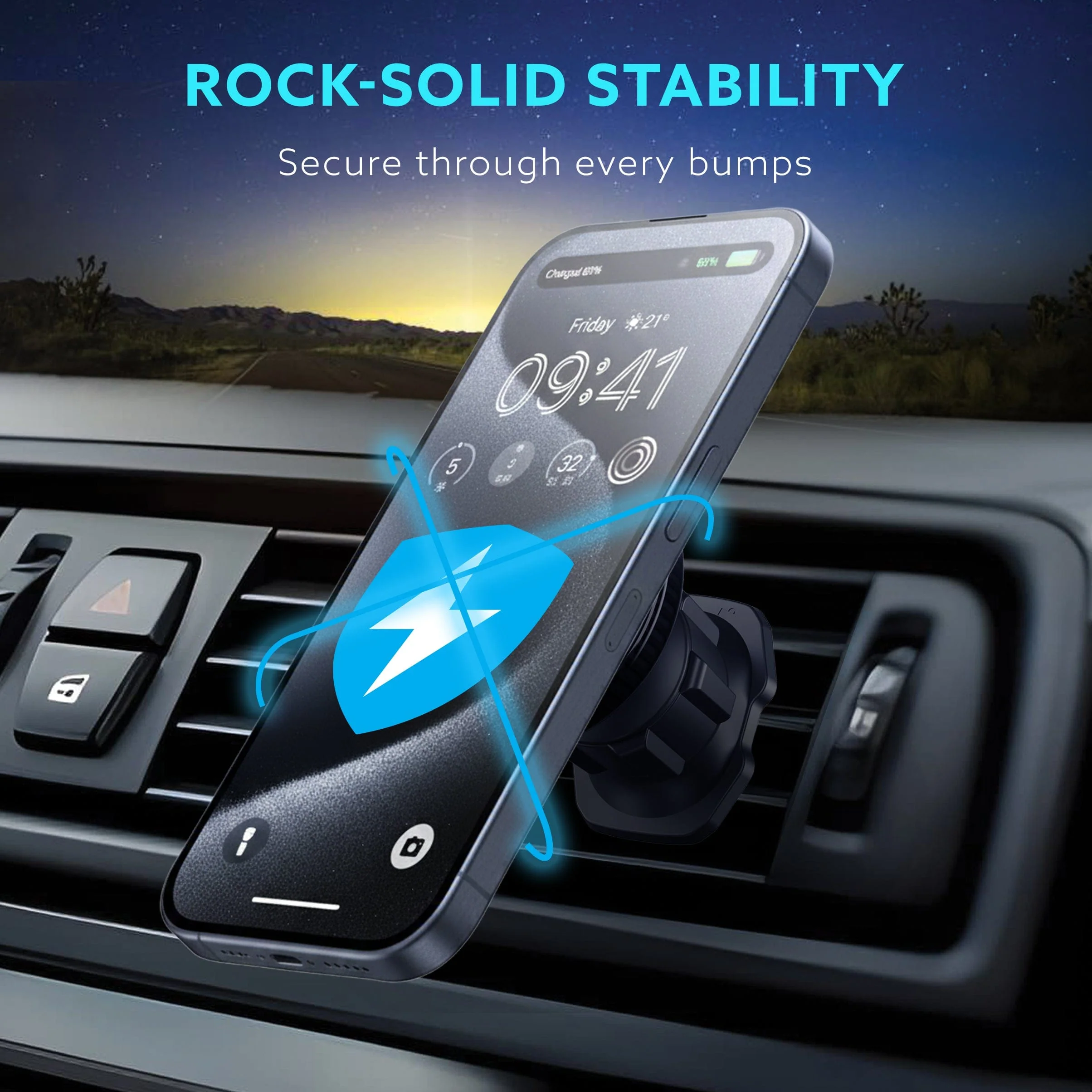 Magnetic Car Mobile Holder Stand with Ultra-Strong N52 Magnet - Image 10