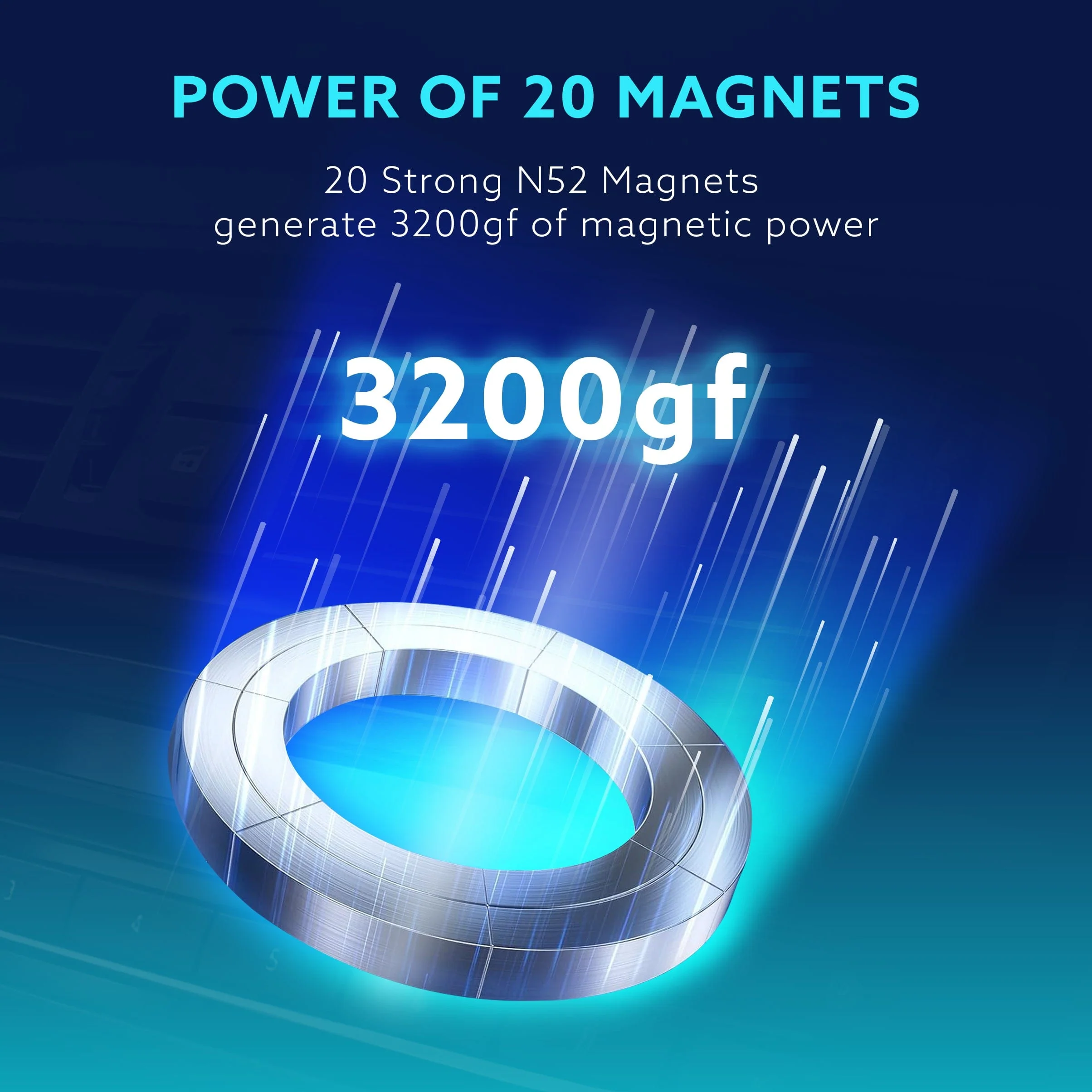 Magnetic Car Mobile Holder Stand with Ultra-Strong N52 Magnet - Image 4