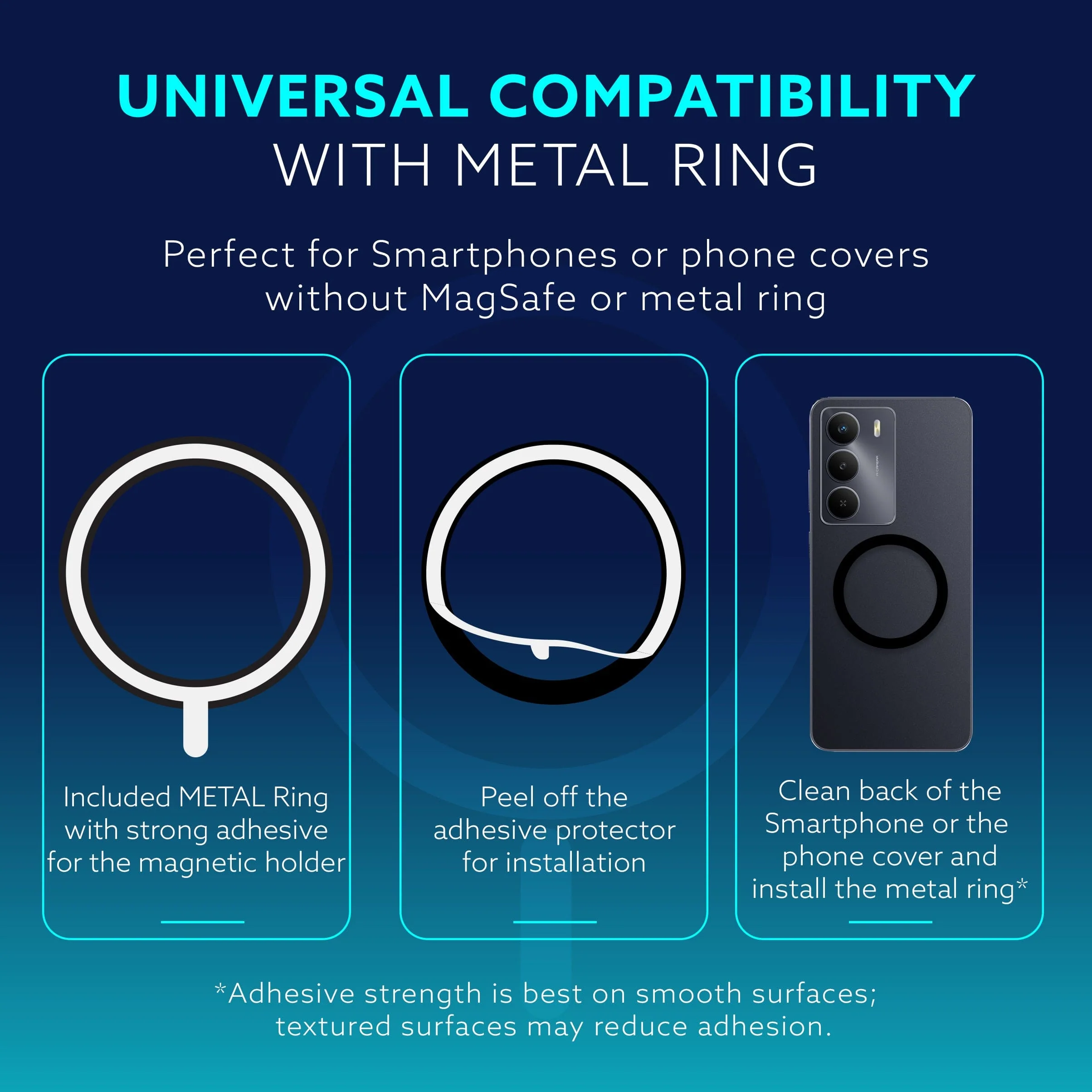 Magnetic Car Mobile Holder Stand with Ultra-Strong N52 Magnet - Image 6