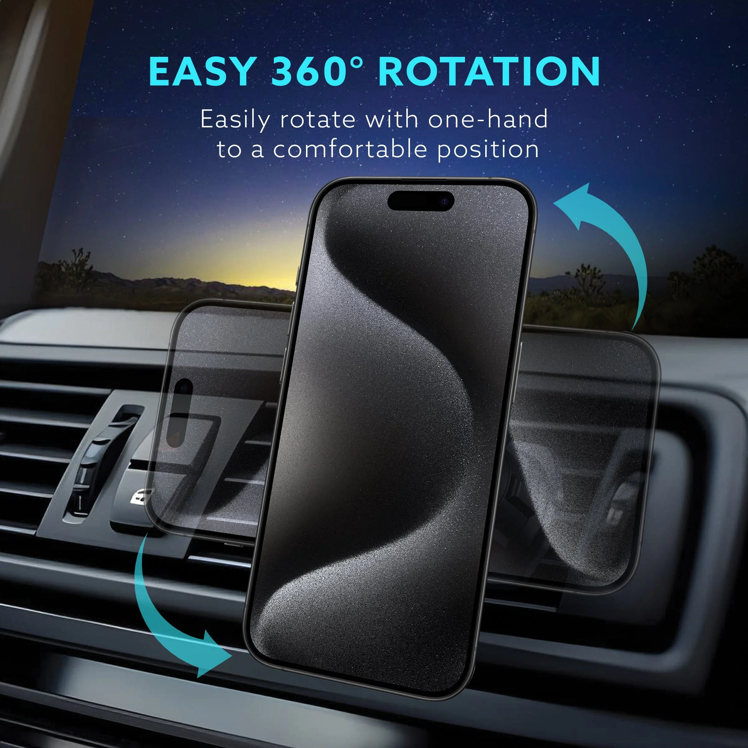 Magnetic Car Mobile Holder Stand with Ultra-Strong N52 Magnet - Image 9