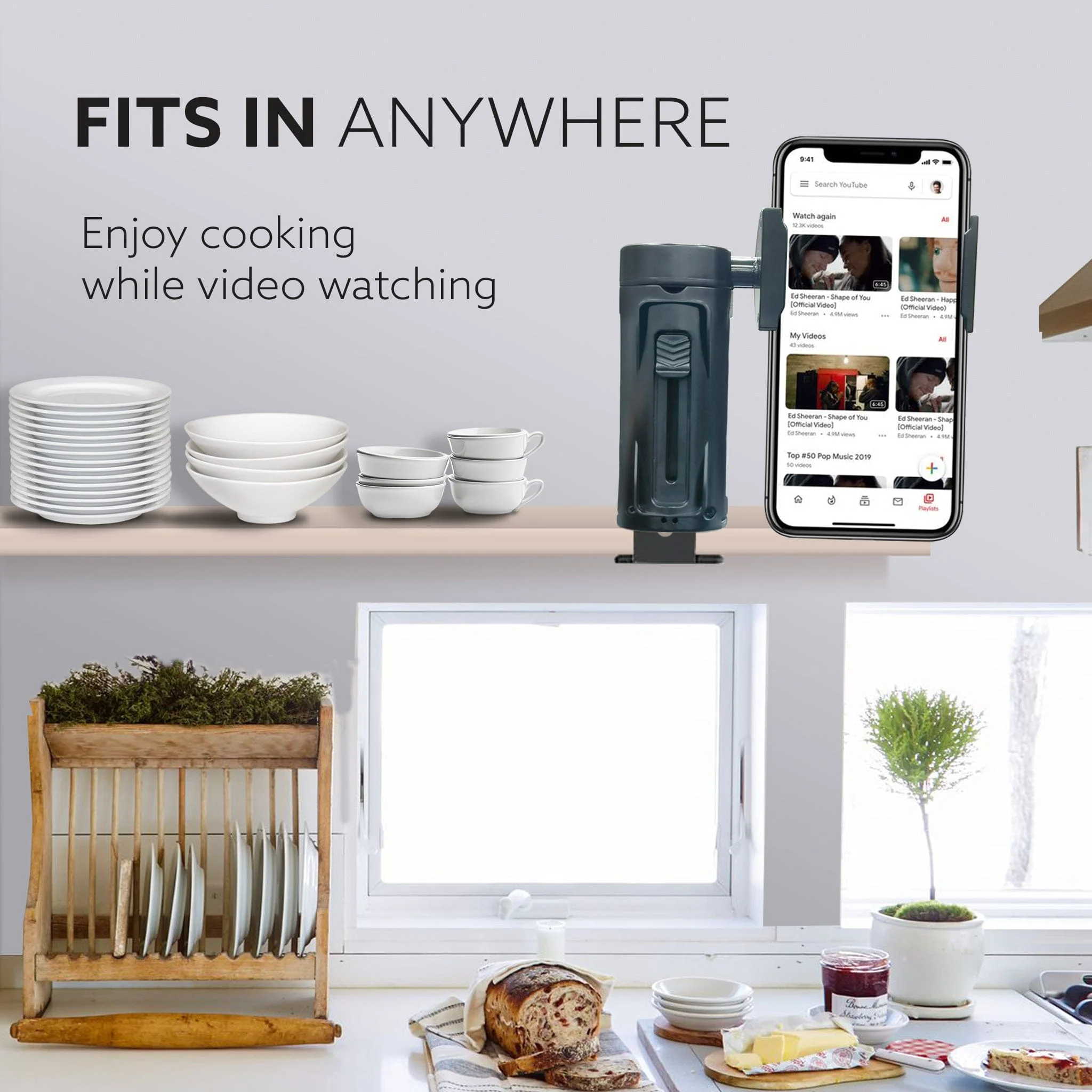Mobile Clip Phone Holder with 360° Adjustable Angles - Image 4