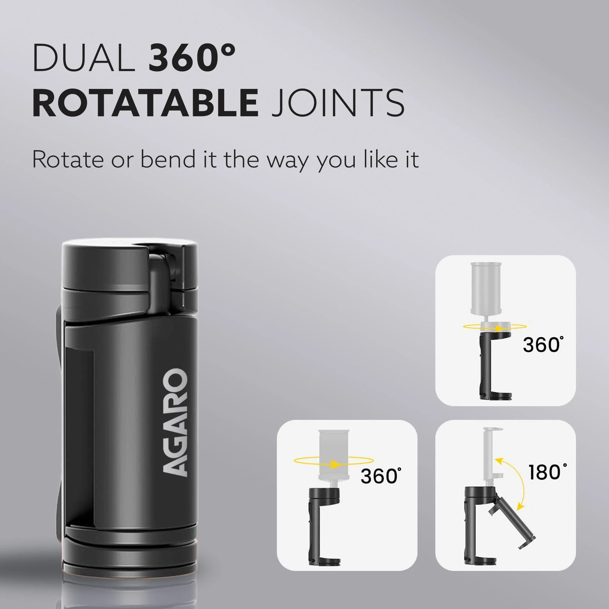 Mobile Clip Phone Holder with 360° Adjustable Angles - Image 5