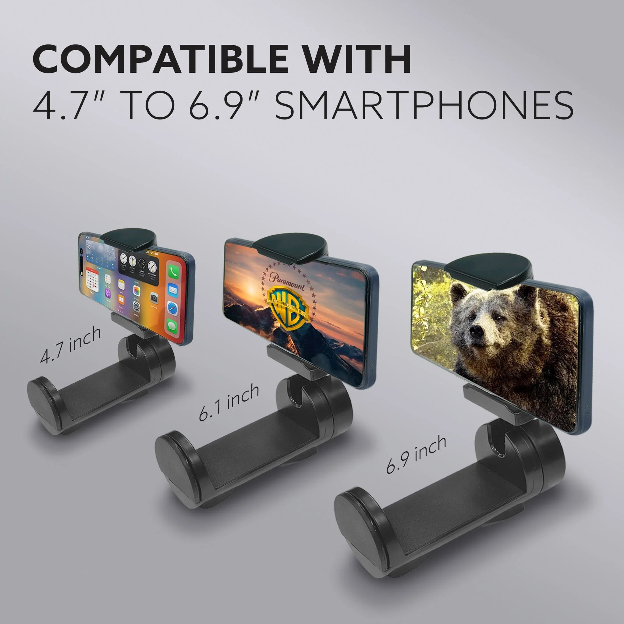 Mobile Clip Phone Holder with 360° Adjustable Angles - Image 7