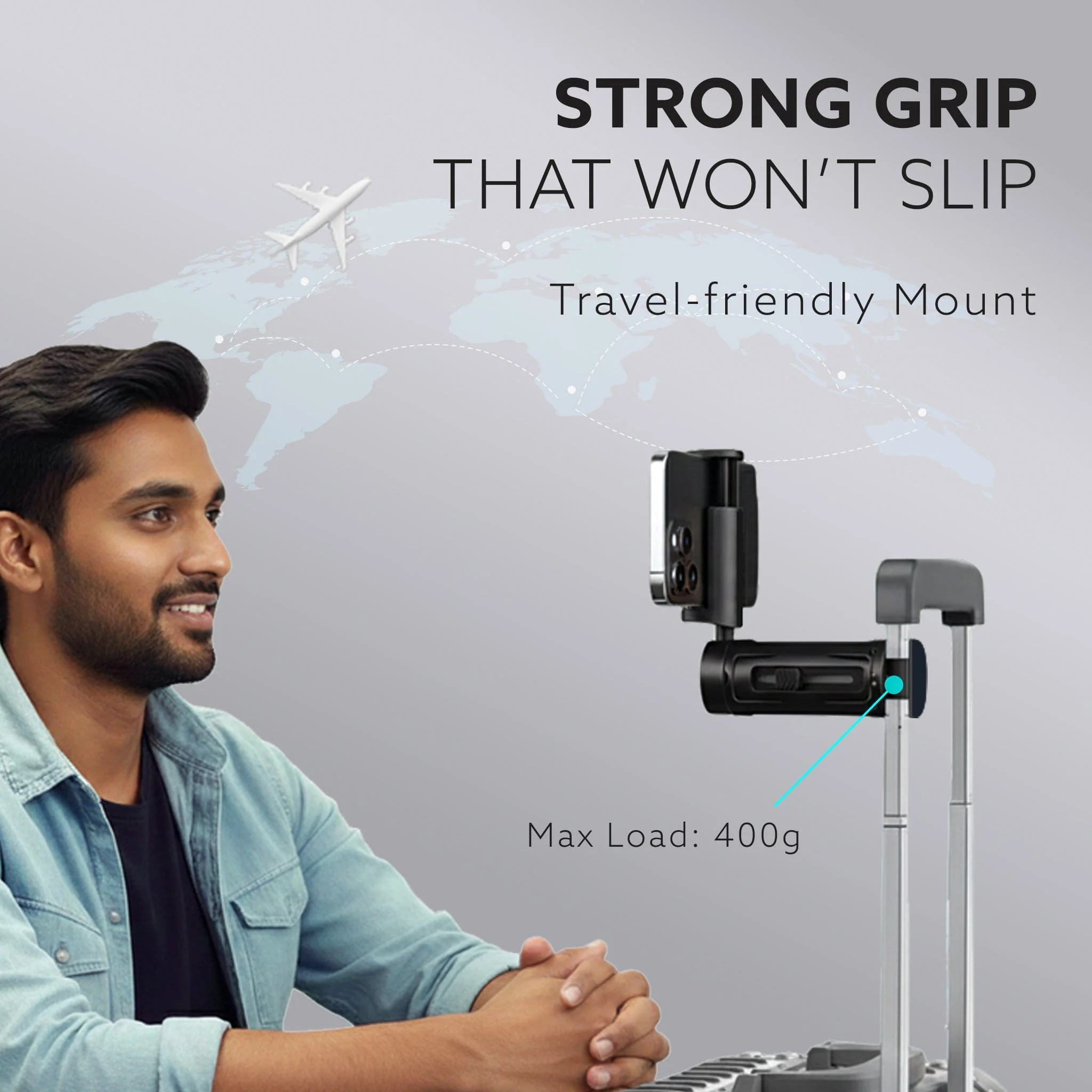 Mobile Clip Phone Holder with 360° Adjustable Angles - Image 8