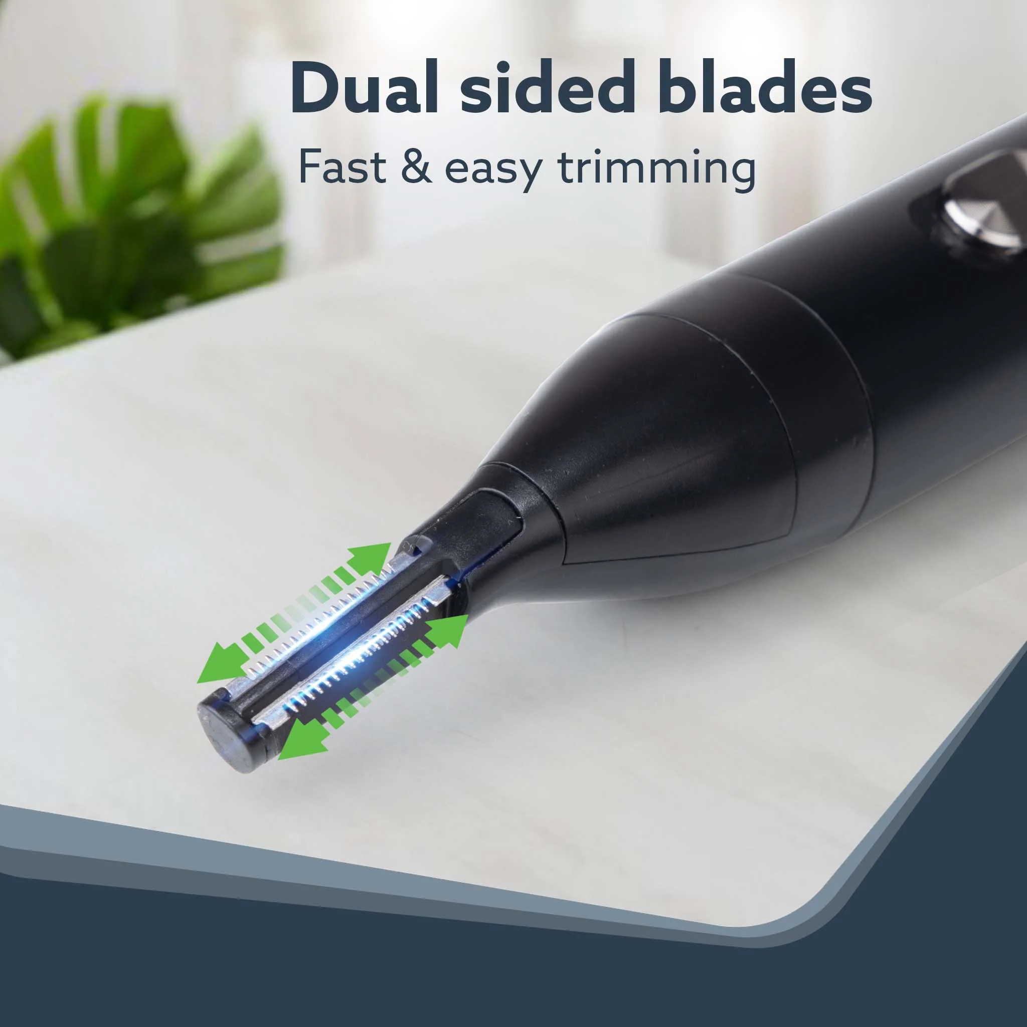 Nose & Ear Hair Trimmer, Eyebrow Trimming, Rechargeable, Stainless Steel Blade, Face Grooming, Men Women - Image 3