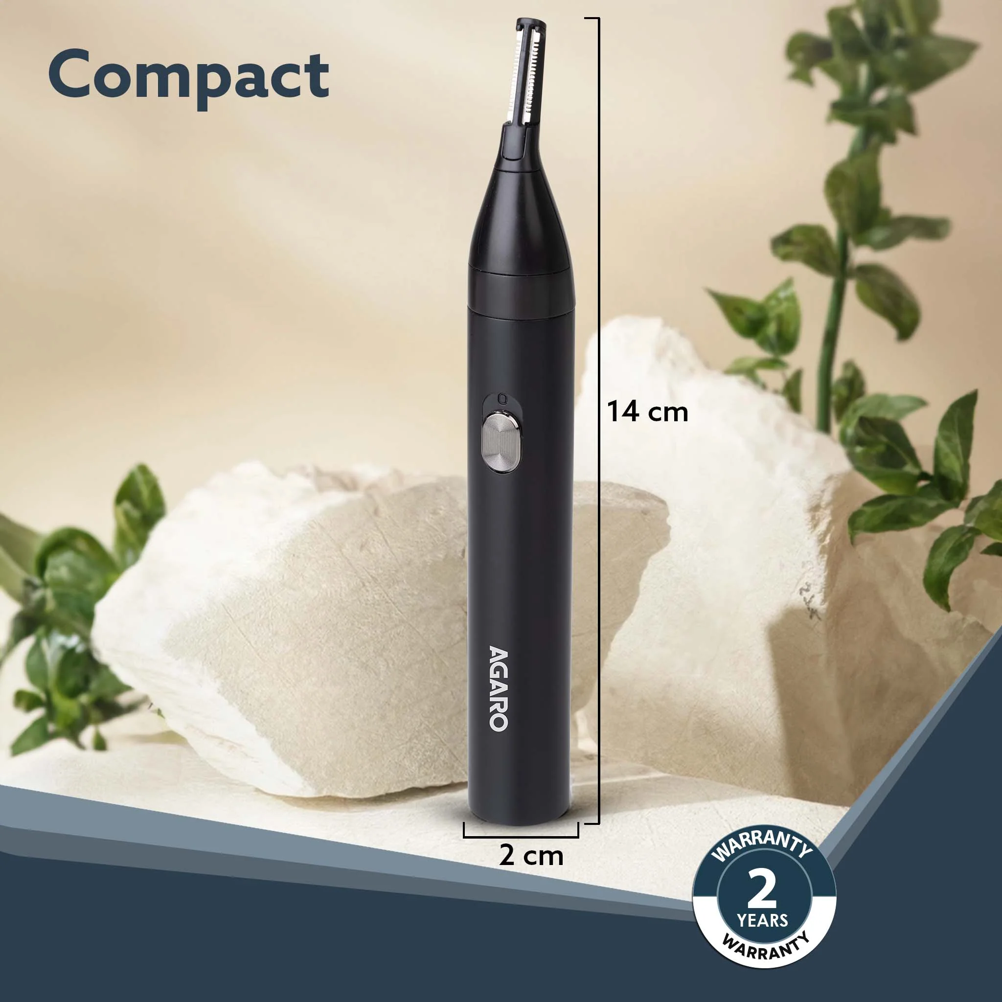 Nose & Ear Hair Trimmer, Eyebrow Trimming, Rechargeable, Stainless Steel Blade, Face Grooming, Men Women - Image 5