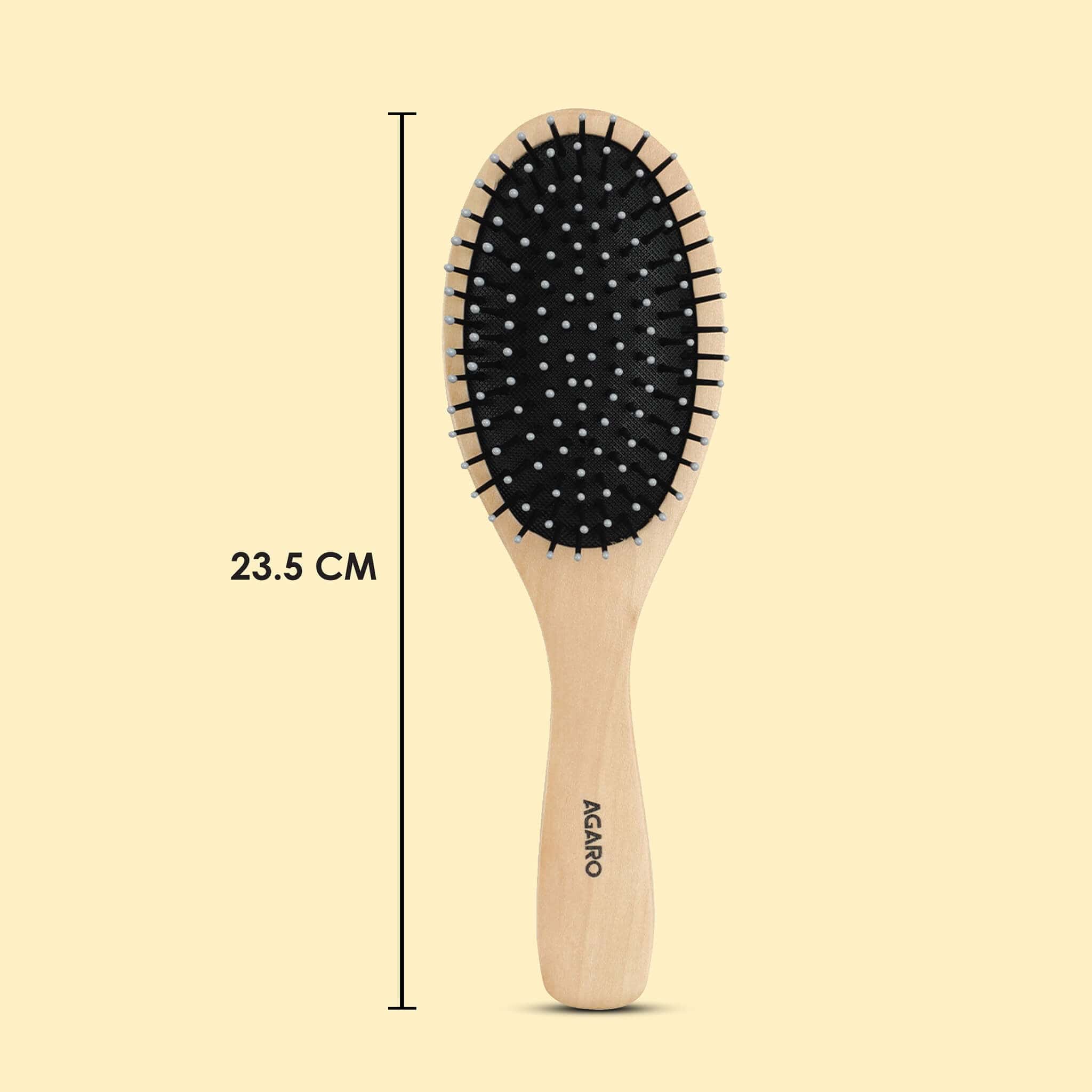 Wooden Oval Hair Brush - Image 6