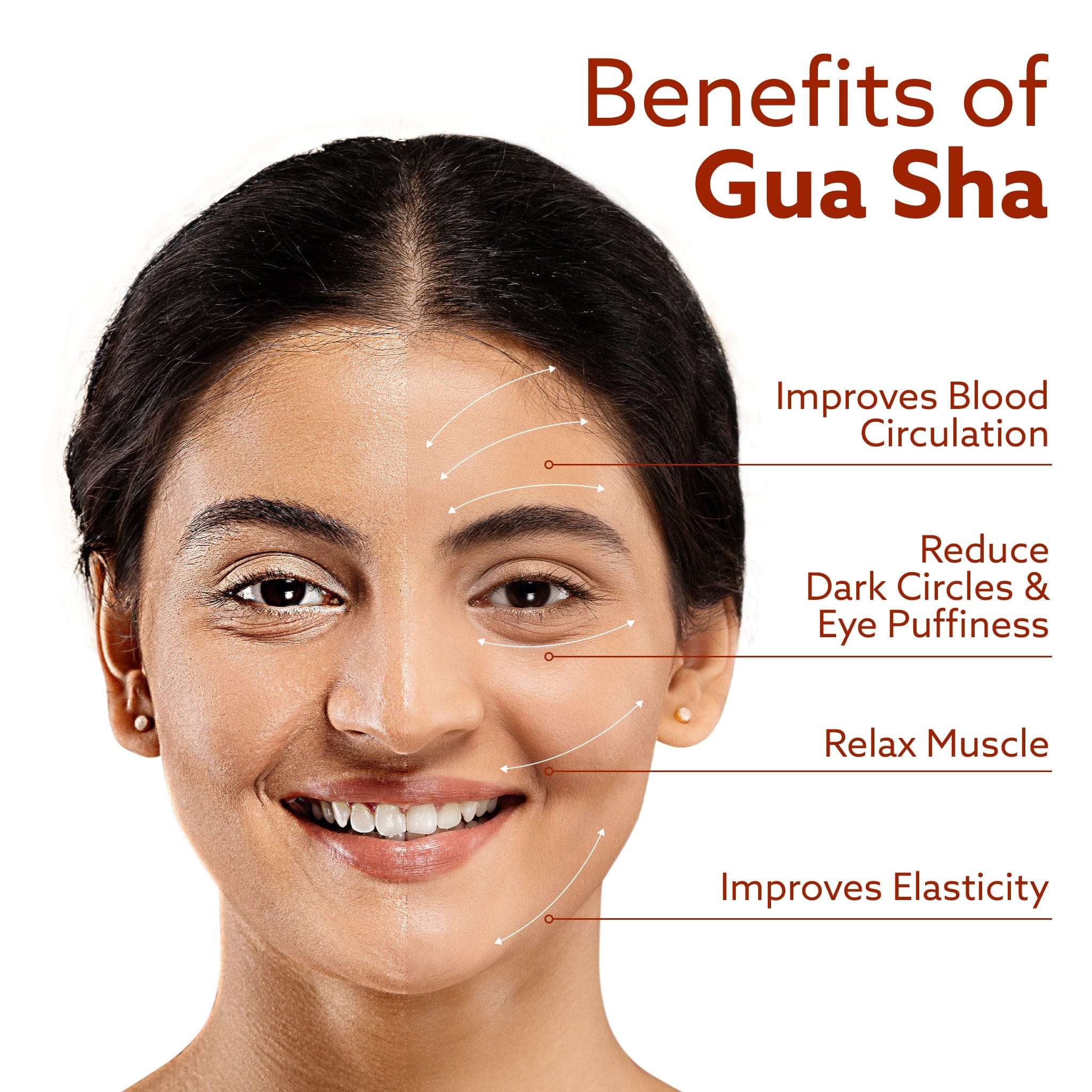 Premium Stainless Steel Gua Sha Tool – Facial Massager for Face, Neck & Eyes, Tightens Skin, Reduces Wrinkles & Relaxes Muscles, improve circulation, reduce puffiness, enhance skin elasticity - Image 4