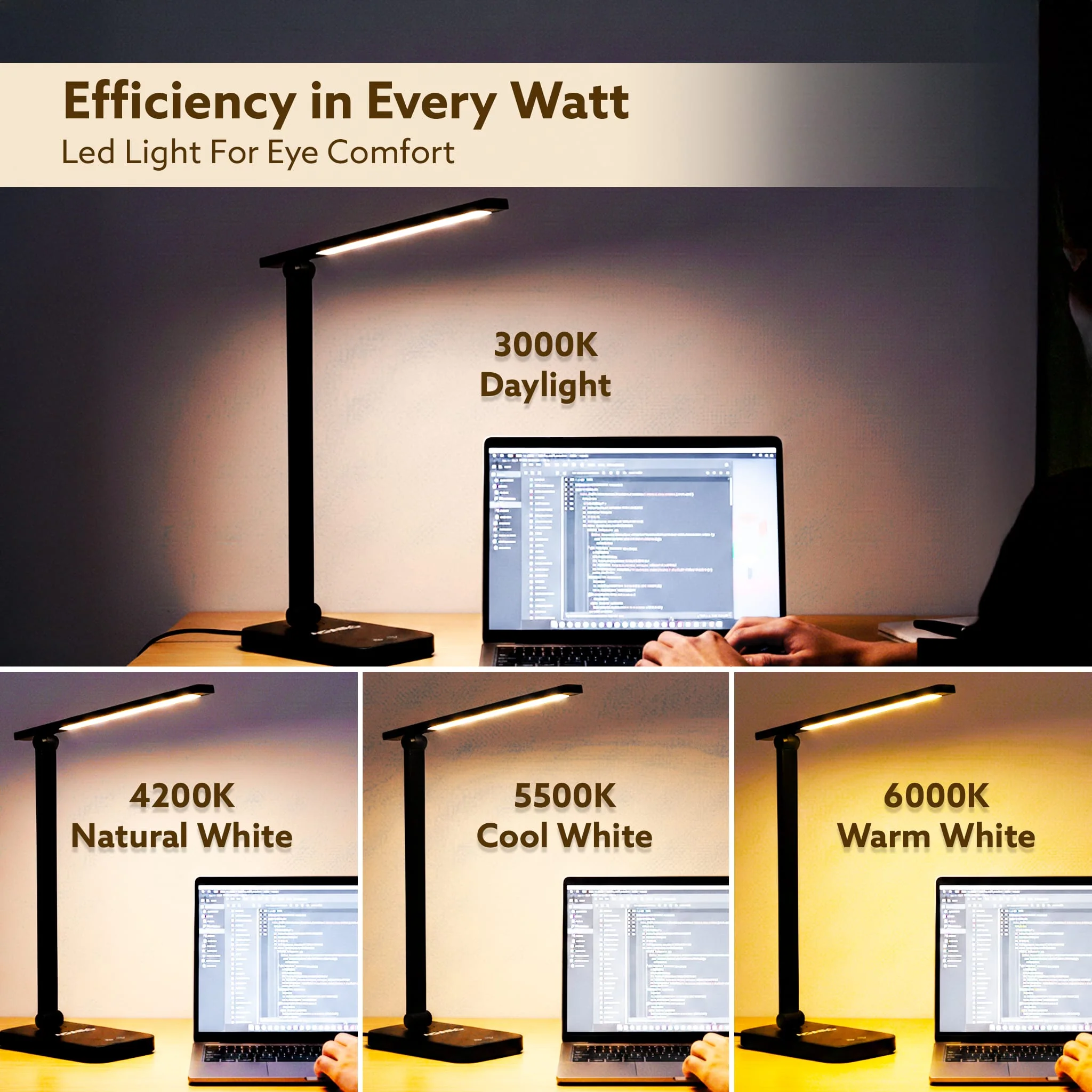 Regal 5W LED Desk Lamp with Touch Control - Image 4