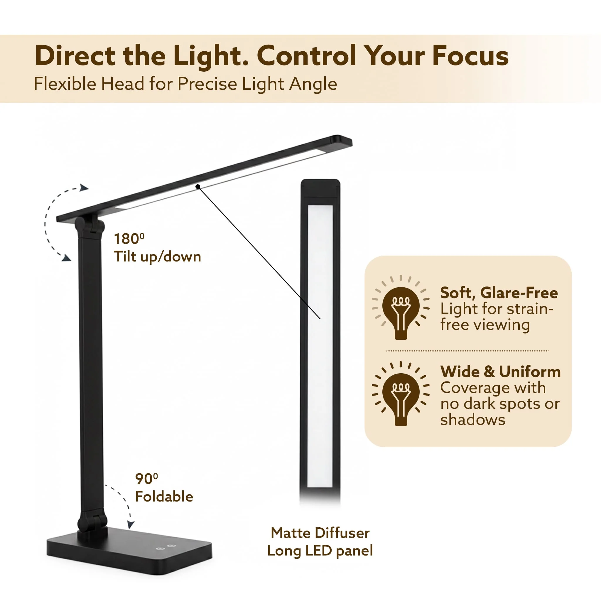Regal 5W LED Desk Lamp with Touch Control - Image 5