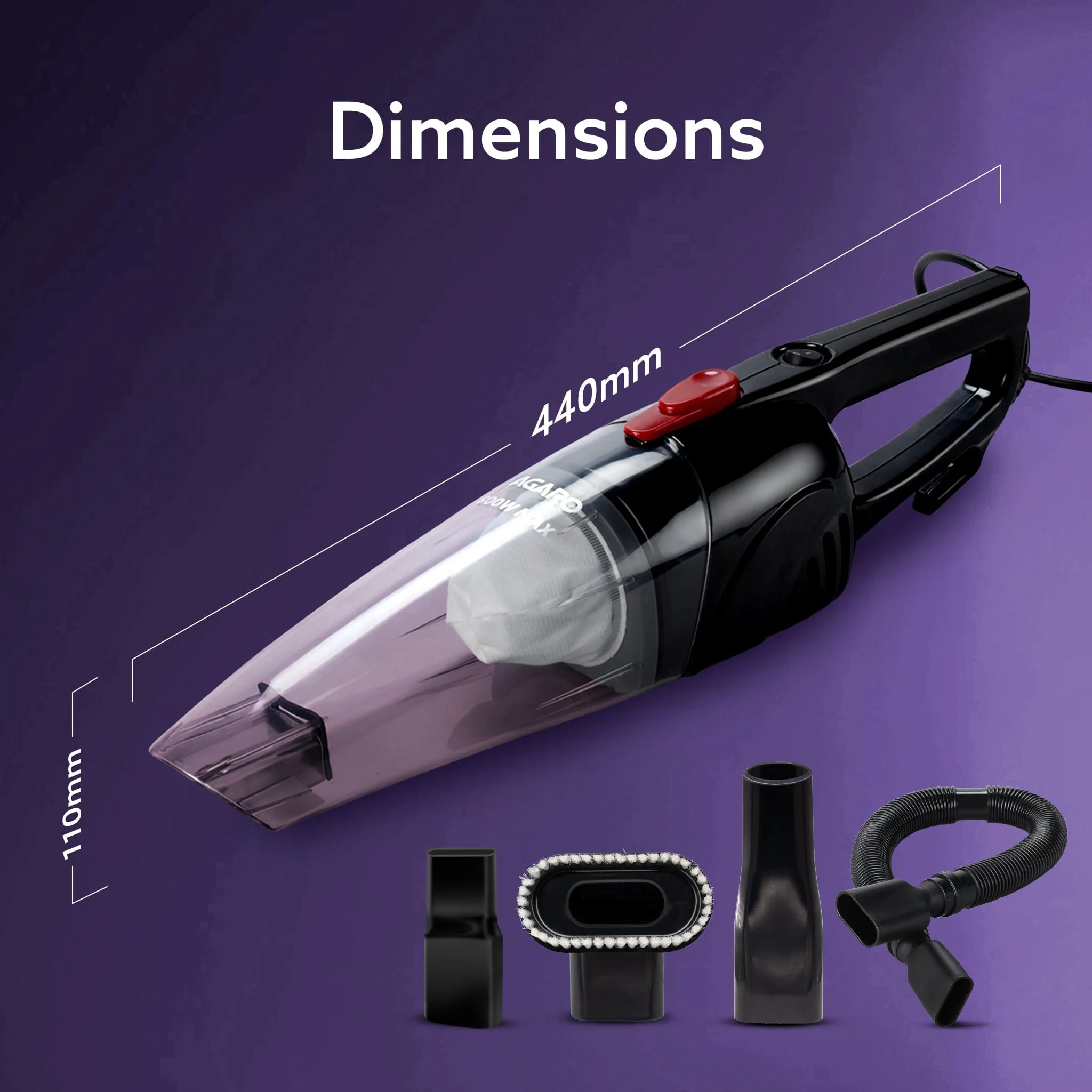 Regal Hand Held Vacuum Cleaner 800W - Image 6
