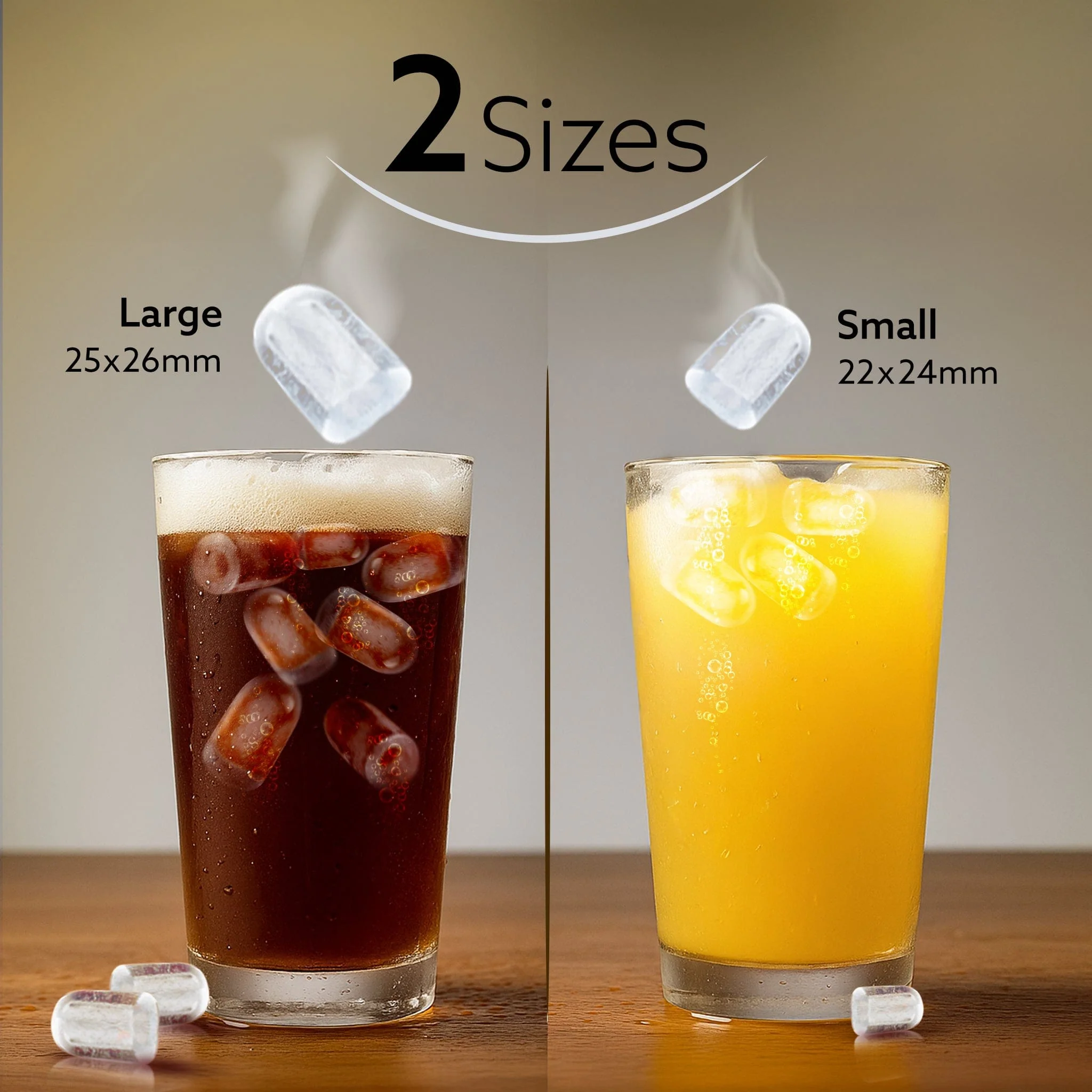 Regal Ice Maker, Compact Ice Maker, 1.2L water Tank, 9 Pcs bullet Ice Cube at a time, Stainless Steel Body - Image 4