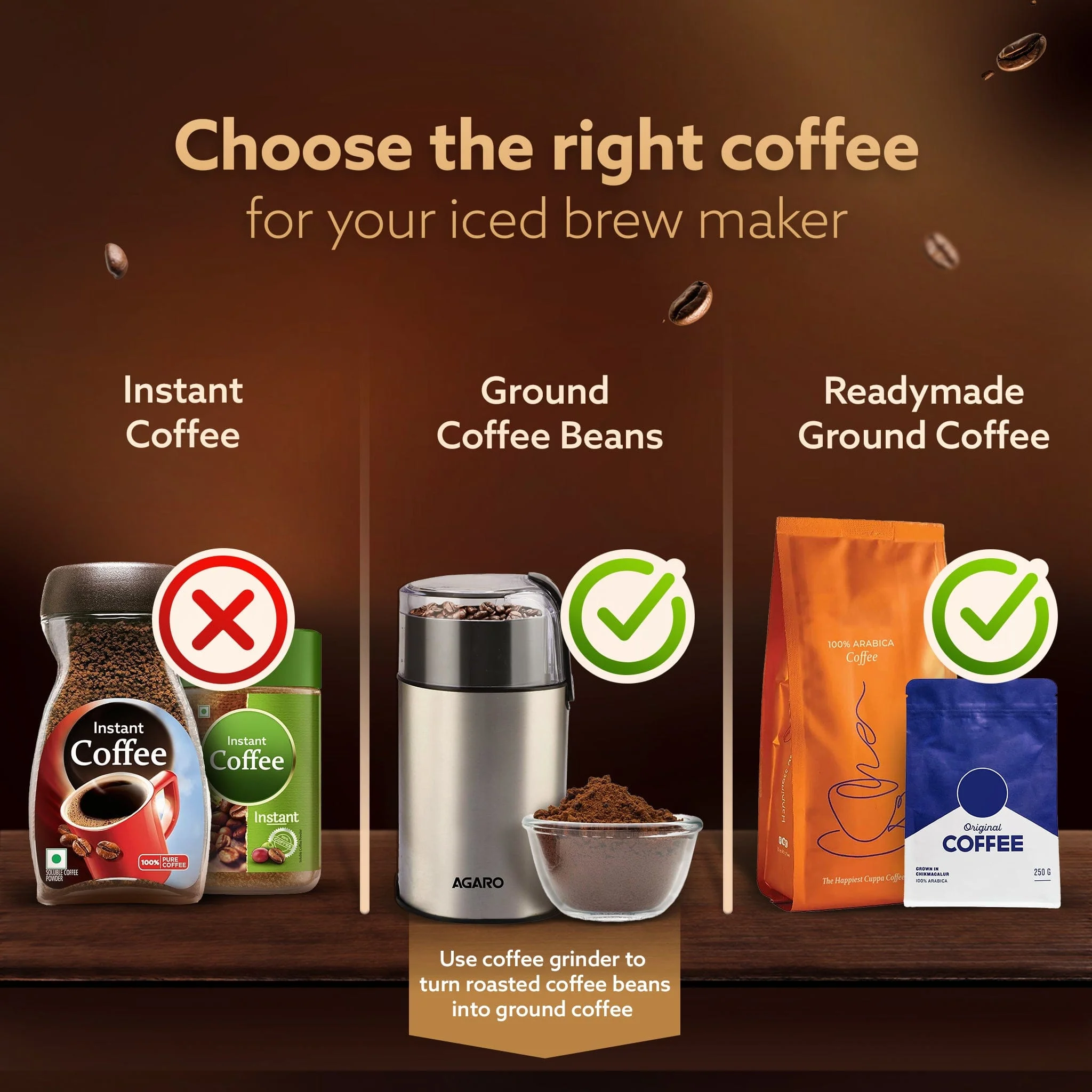 Regal Iced Brew Coffee Maker & Iced Tea Brewer – 1.3 L Borosilicate Glass Pitcher, Food Graded BPA Free Silicon with Reusable Mesh Filter – Dishwasher Safe – Ideal for Home & Travel - Image 4