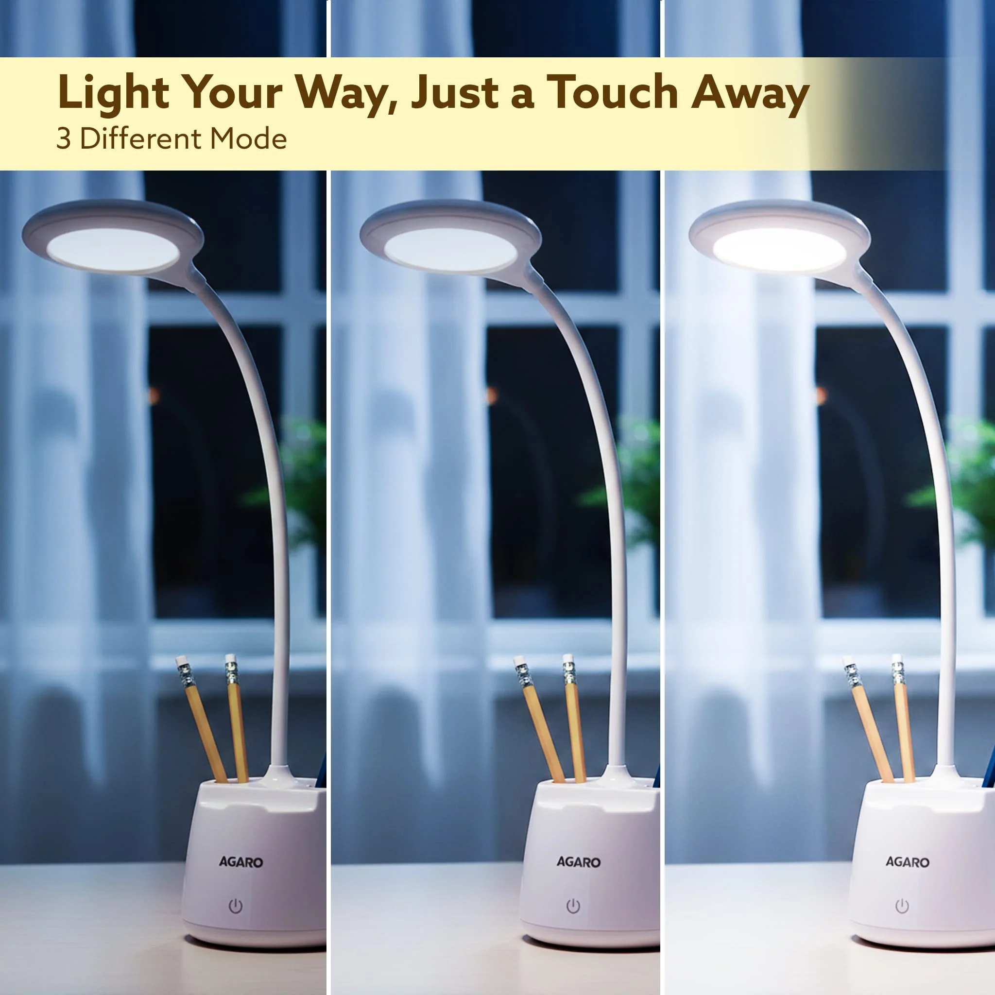 Regency 5W LED Desk Lamp rechargable with Touch Control - Image 3