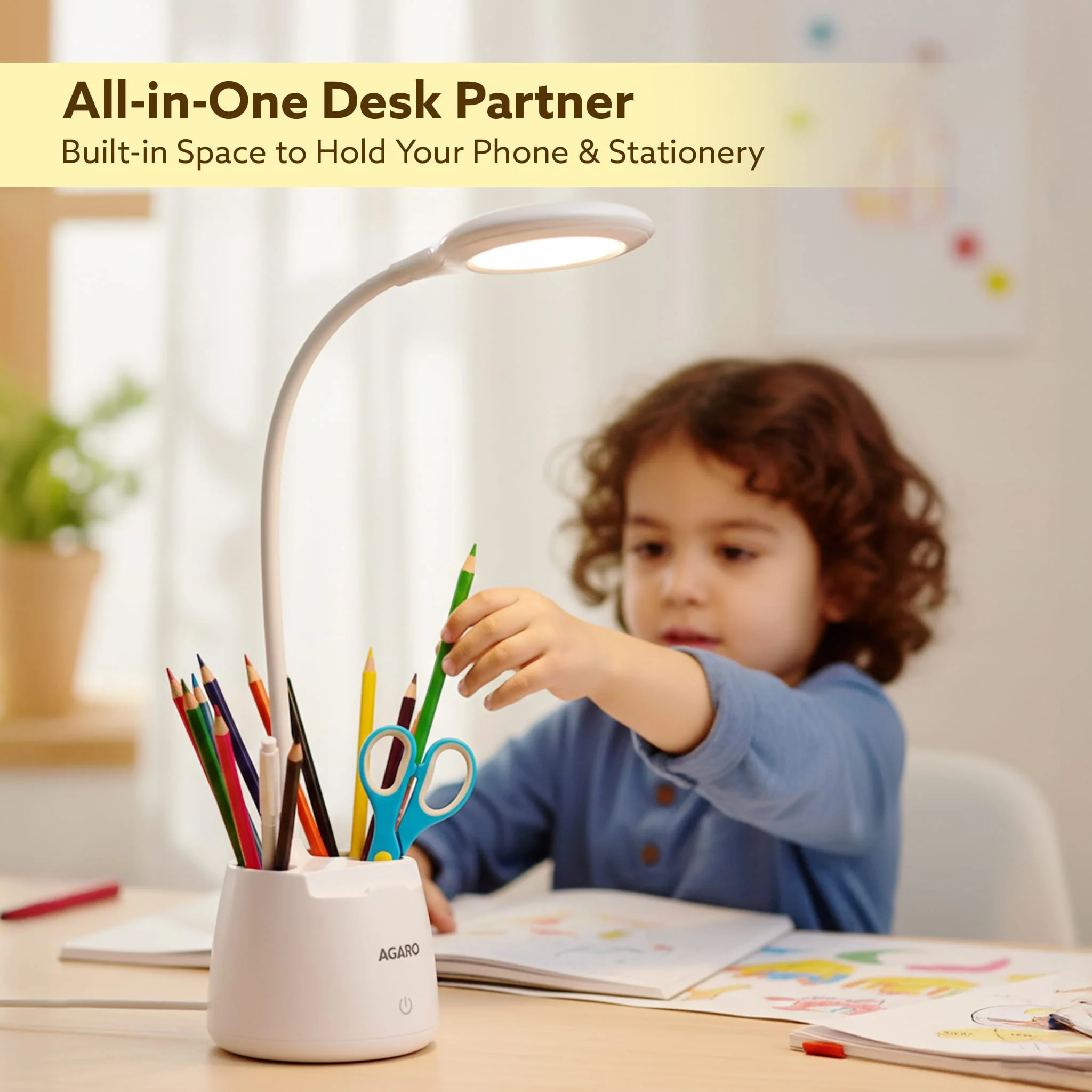 Regency 5W LED Desk Lamp rechargable with Touch Control - Image 5