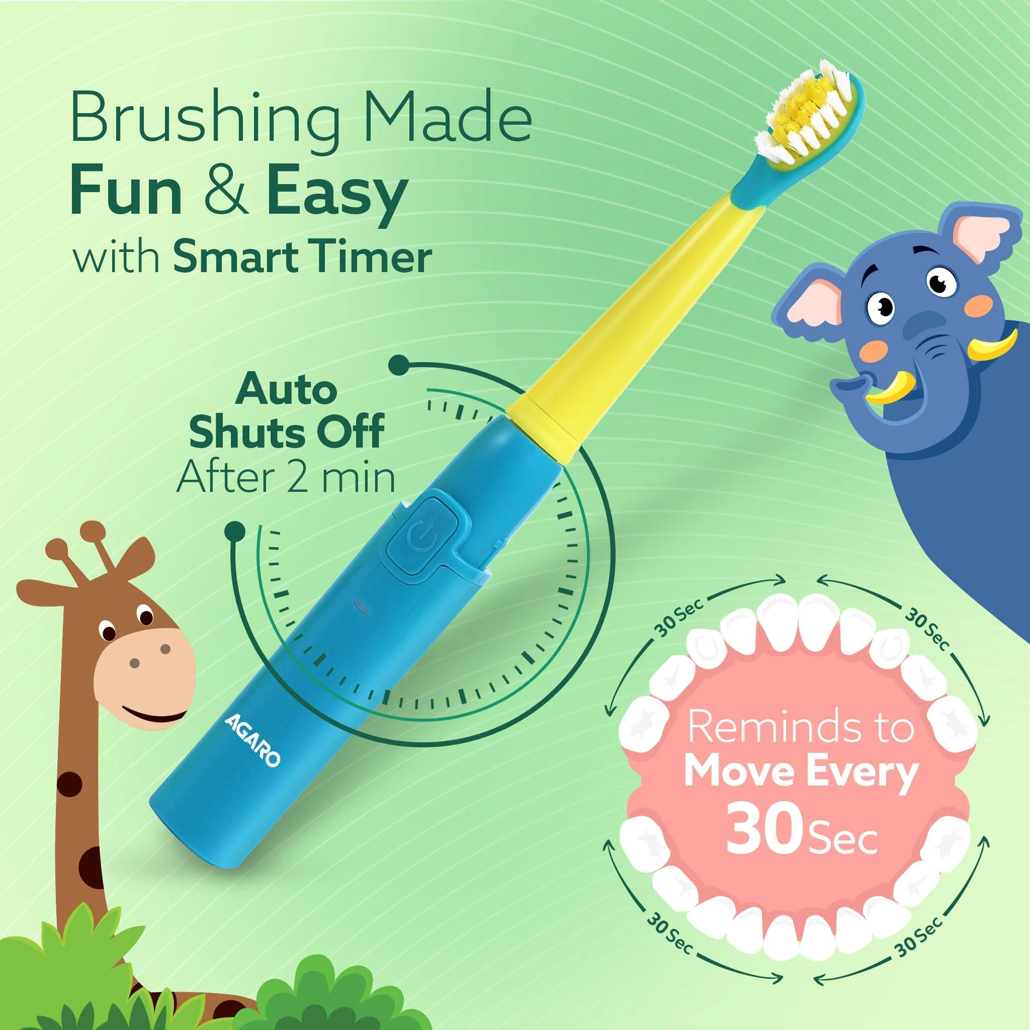 REX Sonic Electric Kids Toothbrush - Image 5