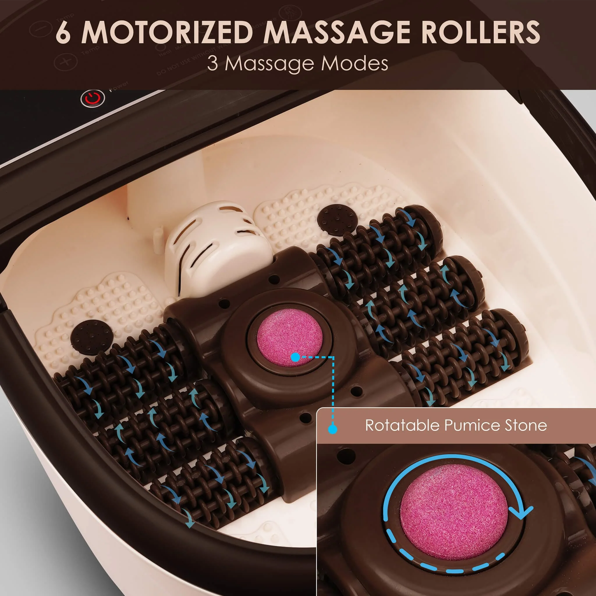 ROYAL Automatic Foot Spa Bath Massager With Heat - Image 6