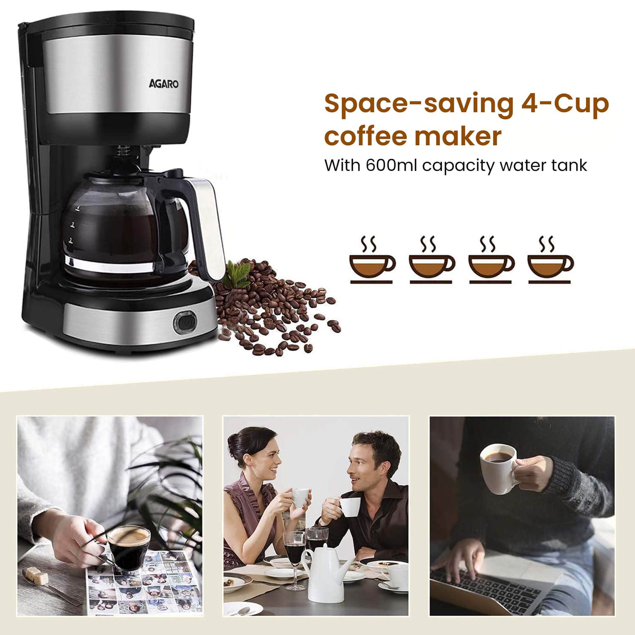Royal Drip Coffee Maker - 750W - Image 6