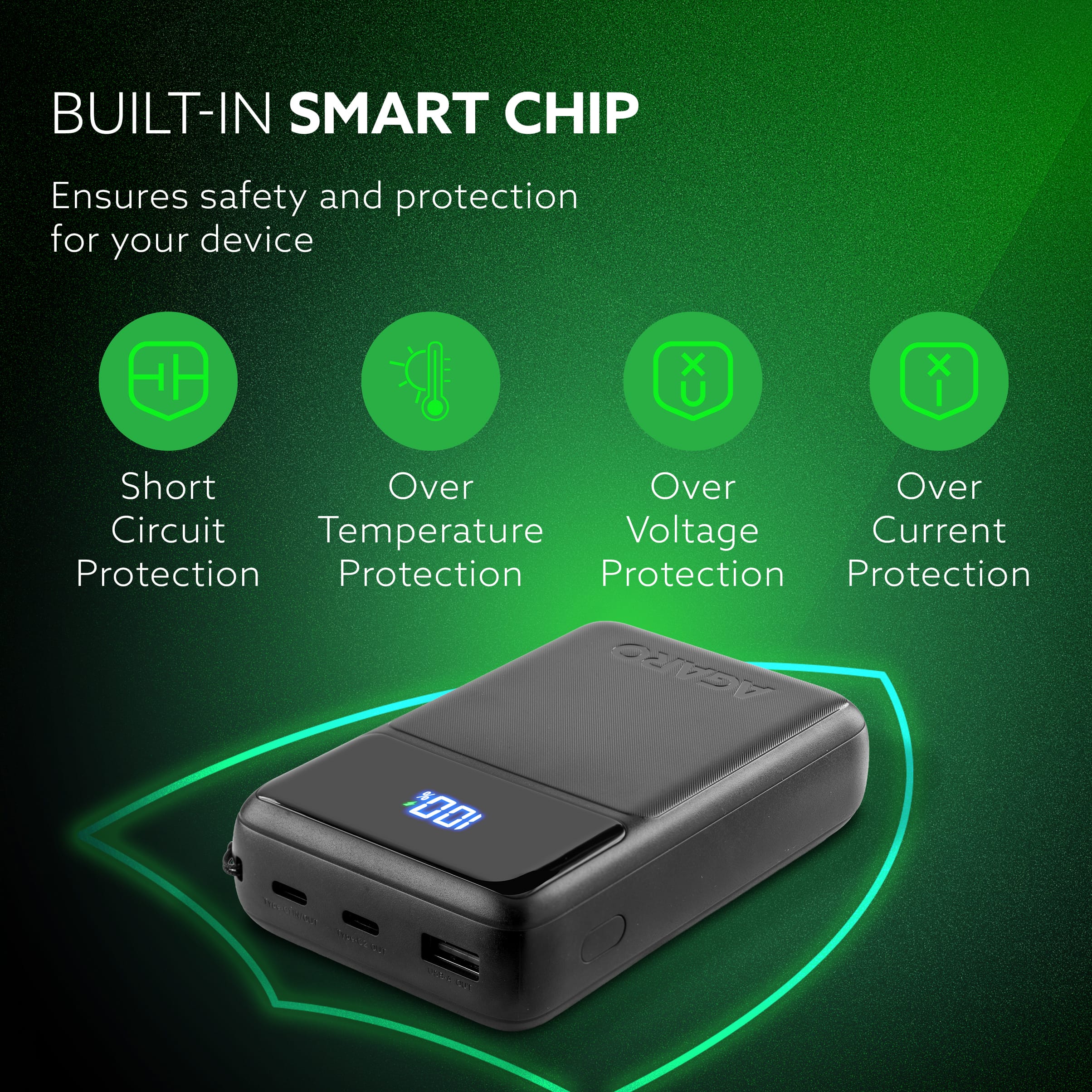 Spark 20000 mAh Compact Power Bank, 45W Quick Charging for Smartphones - Image 7
