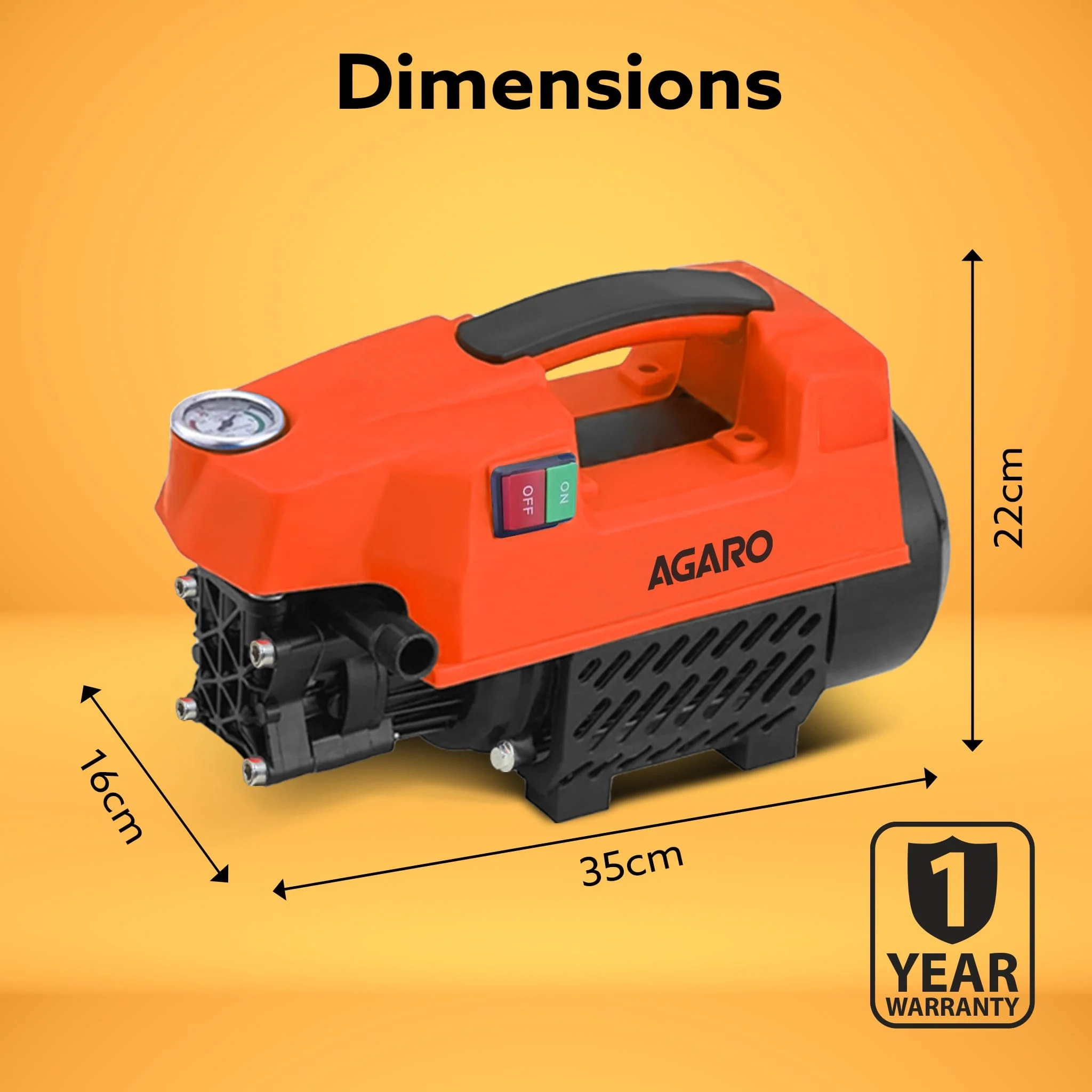 SUPREME High Pressure Washer 1800W - Image 6