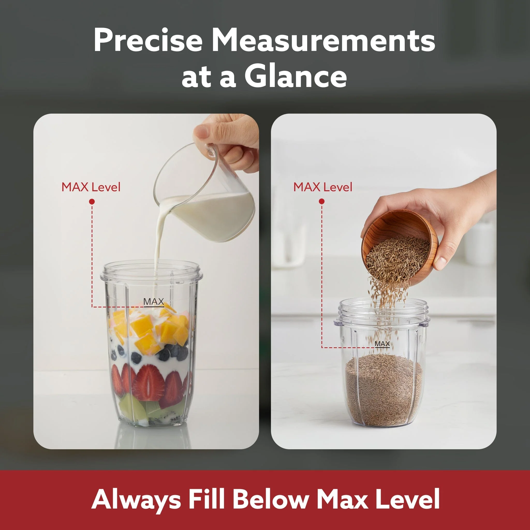 Supreme Personal Blender, Powerful 1000W Copper Motor, Mixer Grinder Blender, 20000 RPM, 2 SS Blade Set, 2 Scratch Resistant Durable Jars, for Smoothies, Dry Spices, Milkshake & Idli/Dosa Batter - Image 7