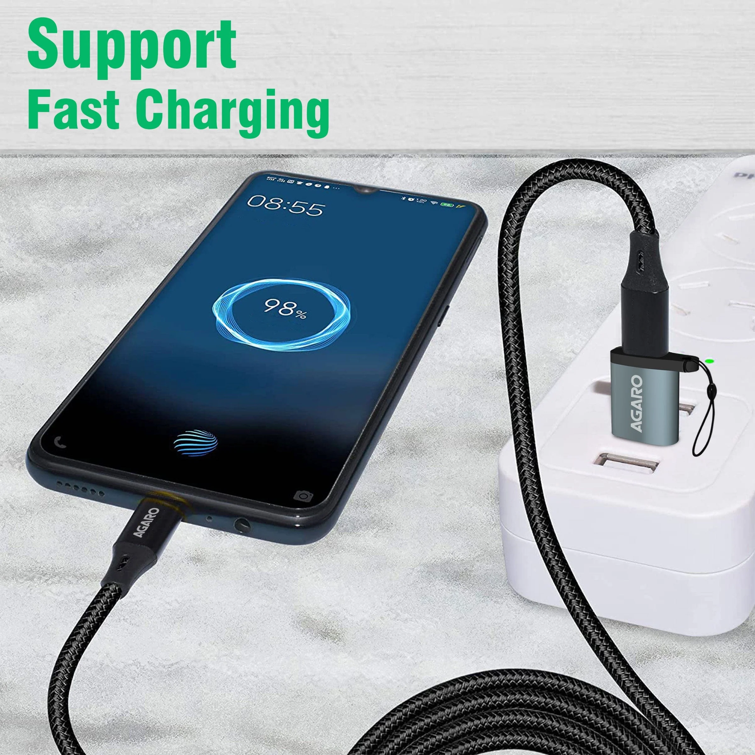USB 3.0 Type C Female to USB Male OTG Adapter, 5 Gbps High-Speed Data Transfer, Compatible with Laptops, Tablets, Smartphone, Chargers and More Devices with Standard USB A Interface - Image 4